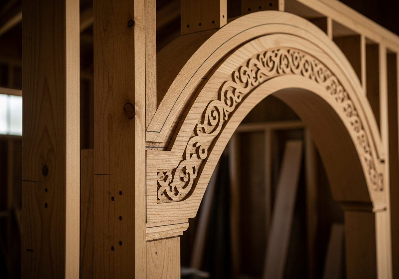 Framing craftsmanship detail